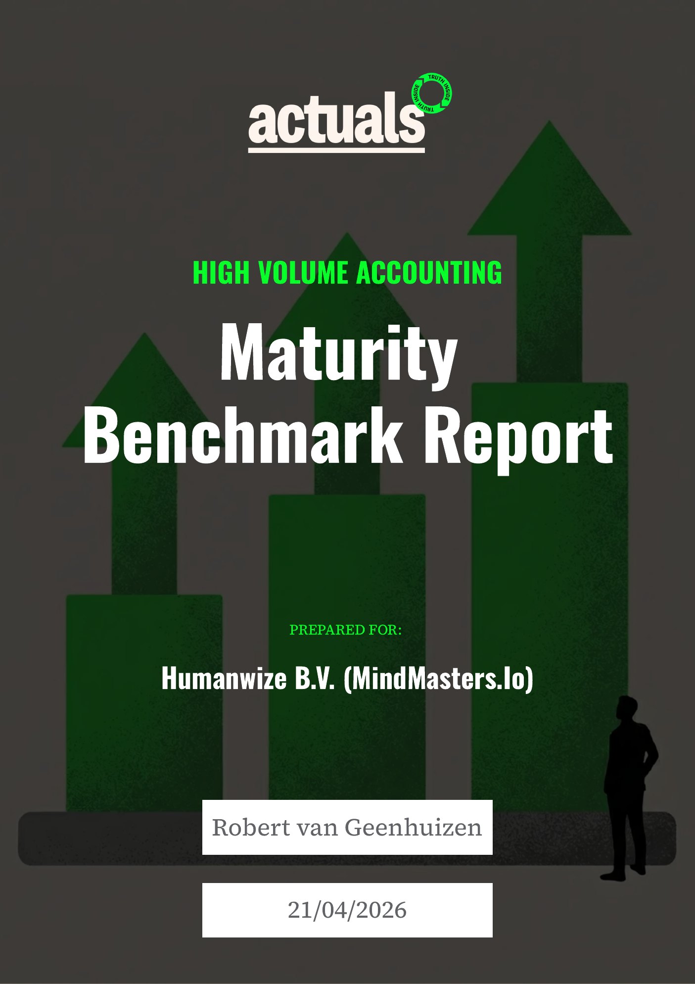 High Volume Accounting Maturity Benchmark Report cover